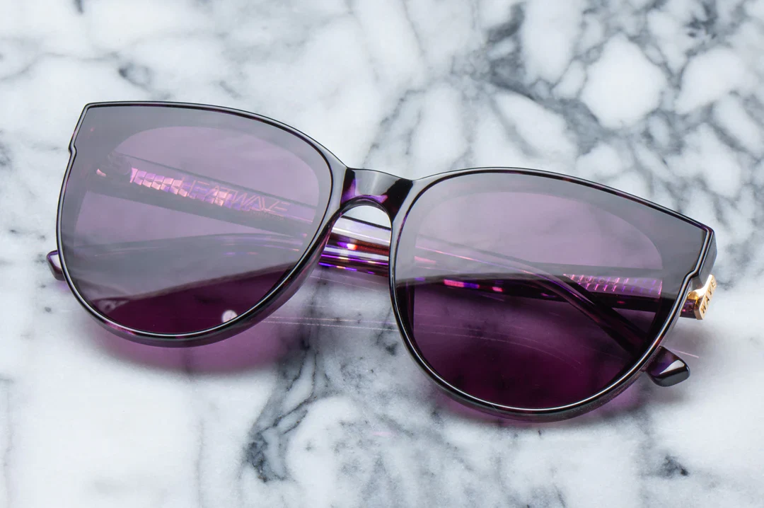 CARAT SUNGLASSES: Velvet Tortoise x Purple - Image 2