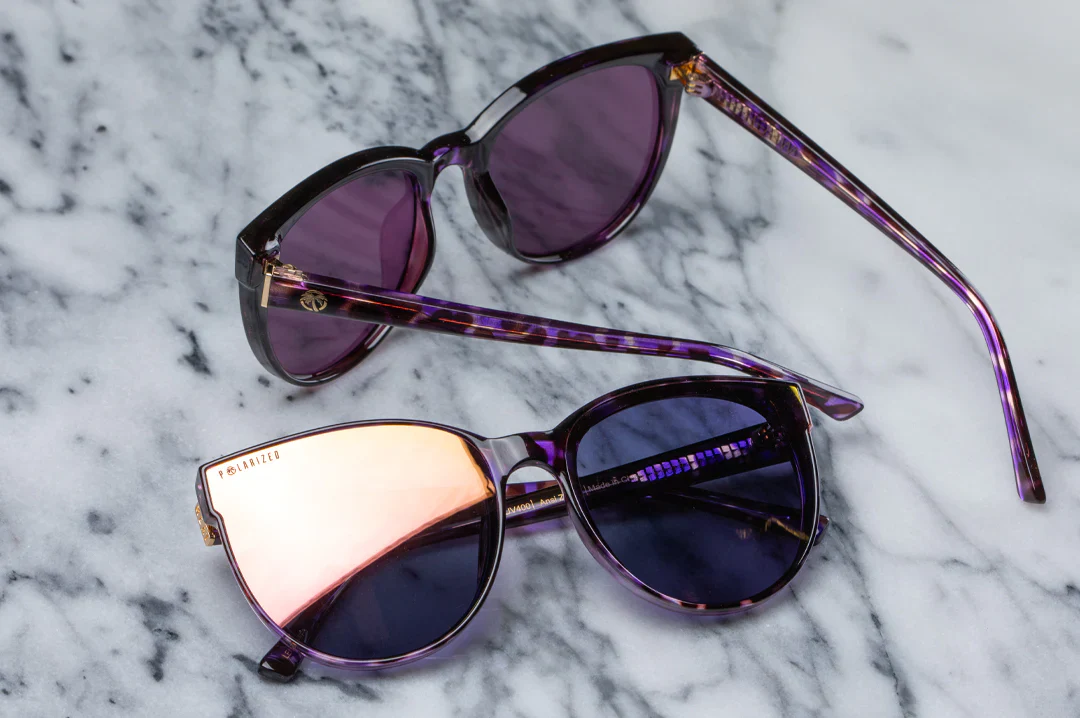 CARAT SUNGLASSES: Velvet Tortoise x Purple - Image 3