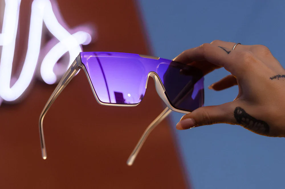 CLARITY SUNGLASSES: Vapor Frost Ultra Violet - Image 4