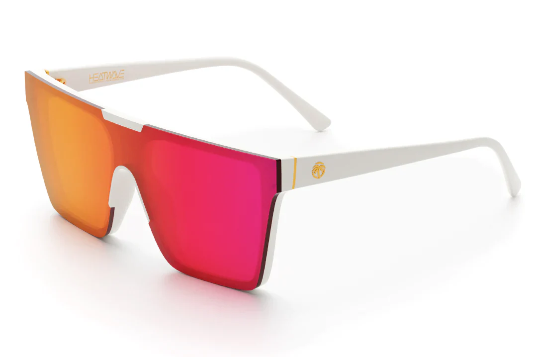 CLARITY SUNGLASSES: White Frame x Spectrum