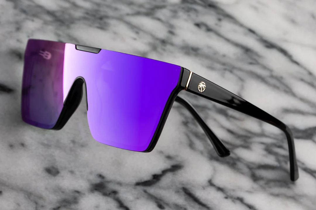CLARITY SUNGLASSES: Black Frame x Ultra Violet - Image 2