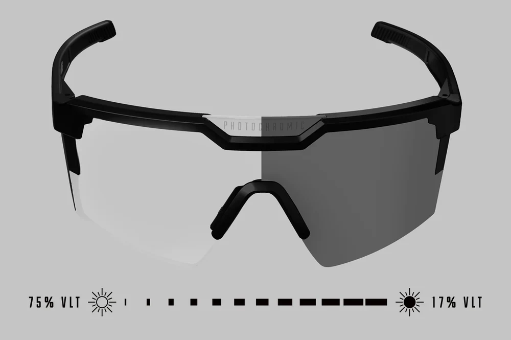 FUTURE TECH SUNGLASSES: Black Frame Photochromic - Image 4