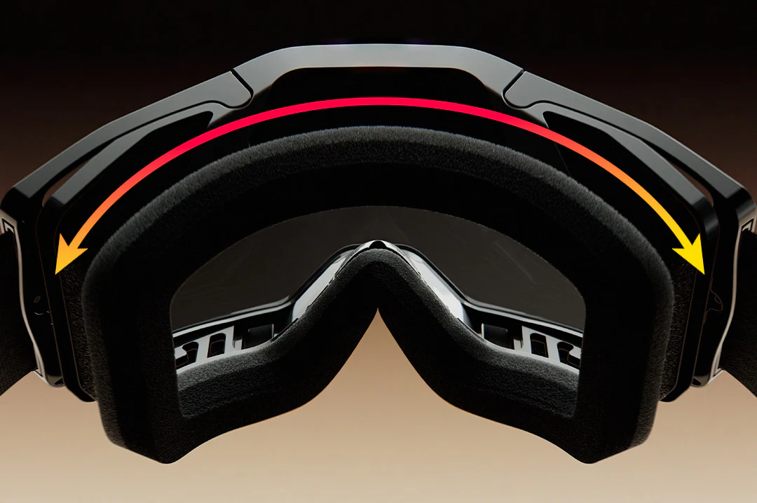 MXG-250 Motosport Goggle: Billboard Icon Black - Image 7