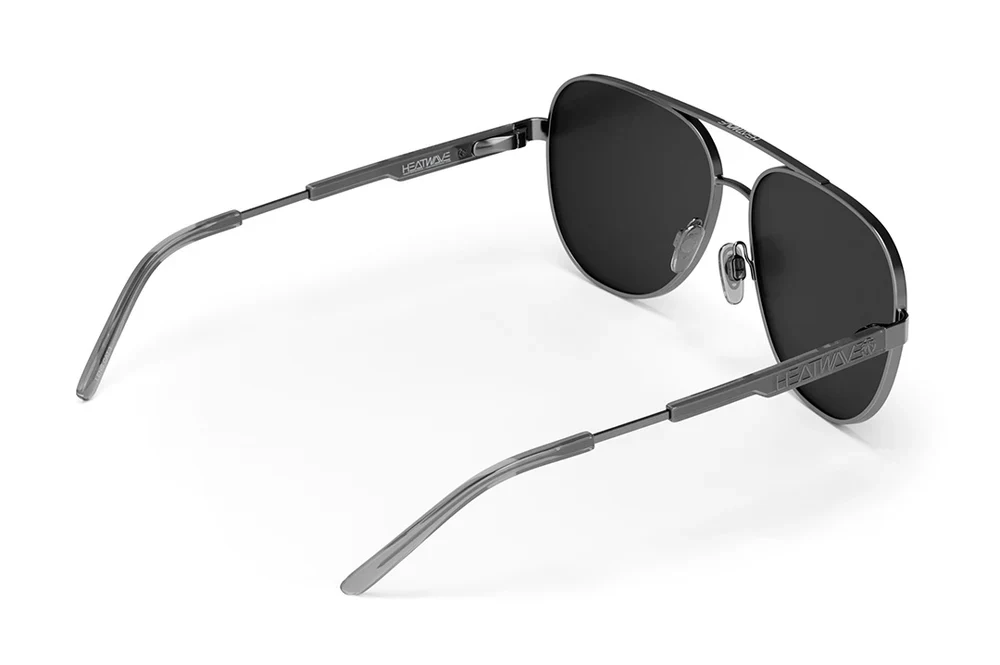 INCLINE SUNGLASSES: Gun Metal - Image 3