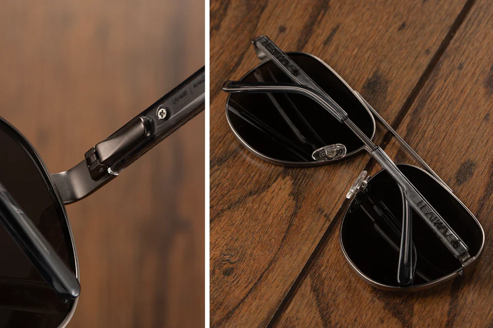 INCLINE SUNGLASSES: Gun Metal - Image 6