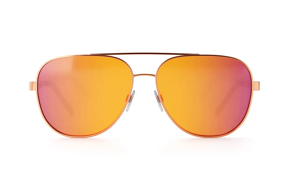 INCLINE SUNGLASSES: Rose Gold - Image 3
