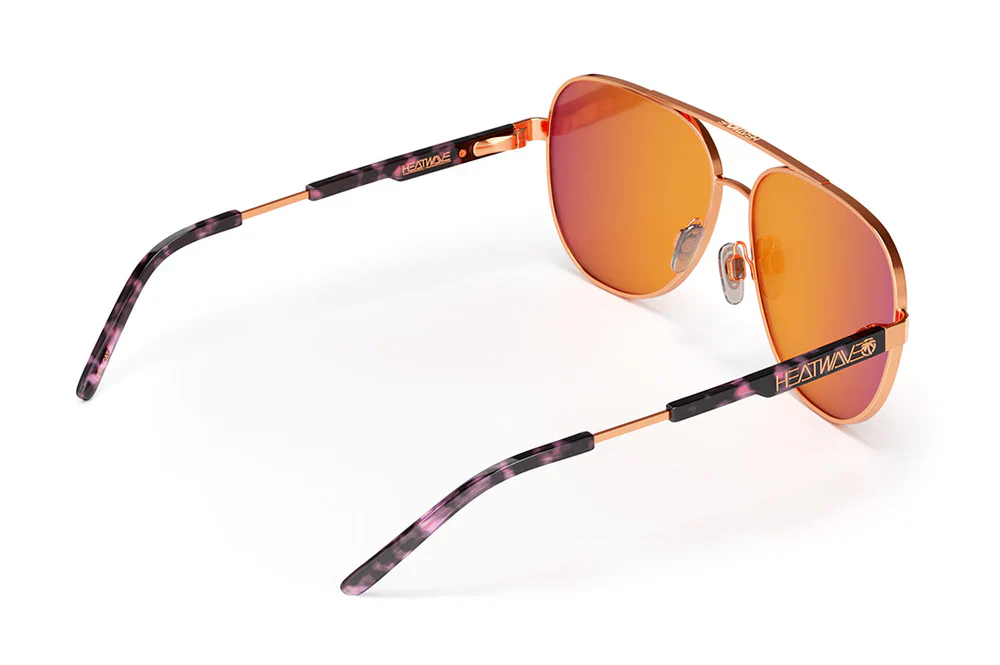 INCLINE SUNGLASSES: Rose Gold - Image 4