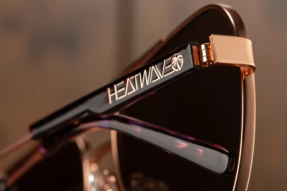 INCLINE SUNGLASSES: Rose Gold - Image 9