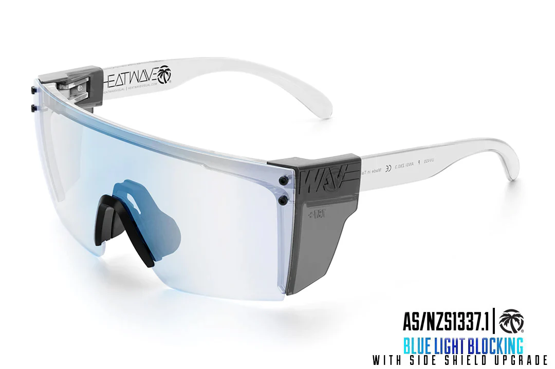 LAZER FACE SUNGLASSES  CLEAR: Bluelight Blockers - Image 4