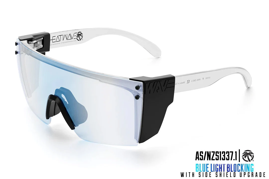 LAZER FACE SUNGLASSES  CLEAR: Bluelight Blockers - Image 5