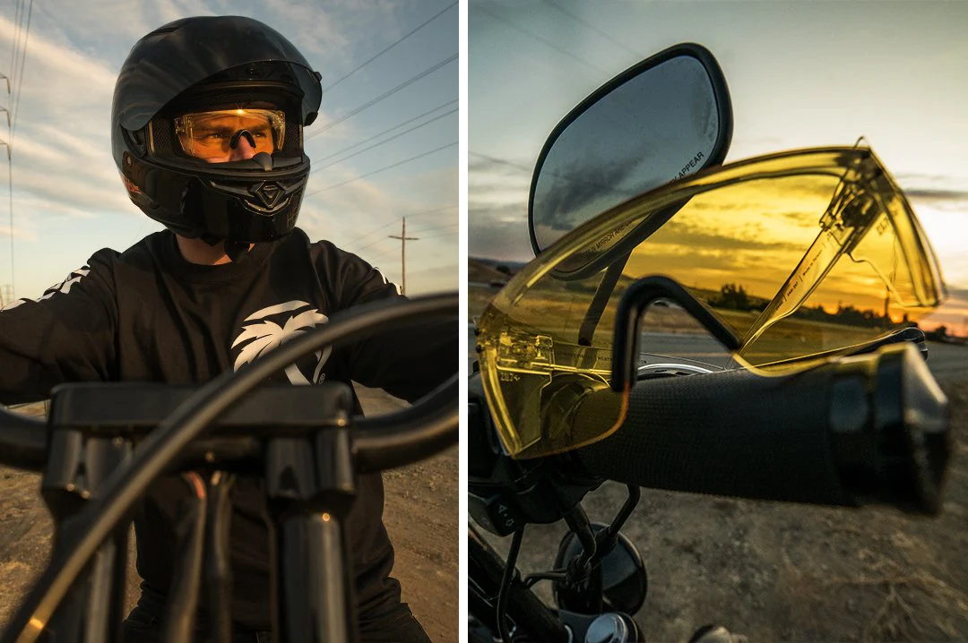 LAZER FACE SUNGLASSES: Hi-Vis Yellow - Image 4