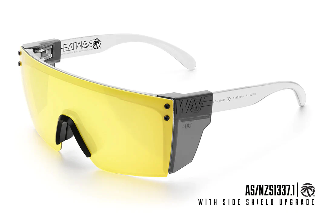 LAZER FACE SUNGLASSES: Hi-Vis Yellow - Image 6