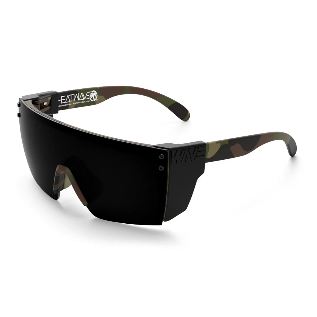 LAZER FACE SUNGLASSES: Fleck Camo Ultra Black - Image 5