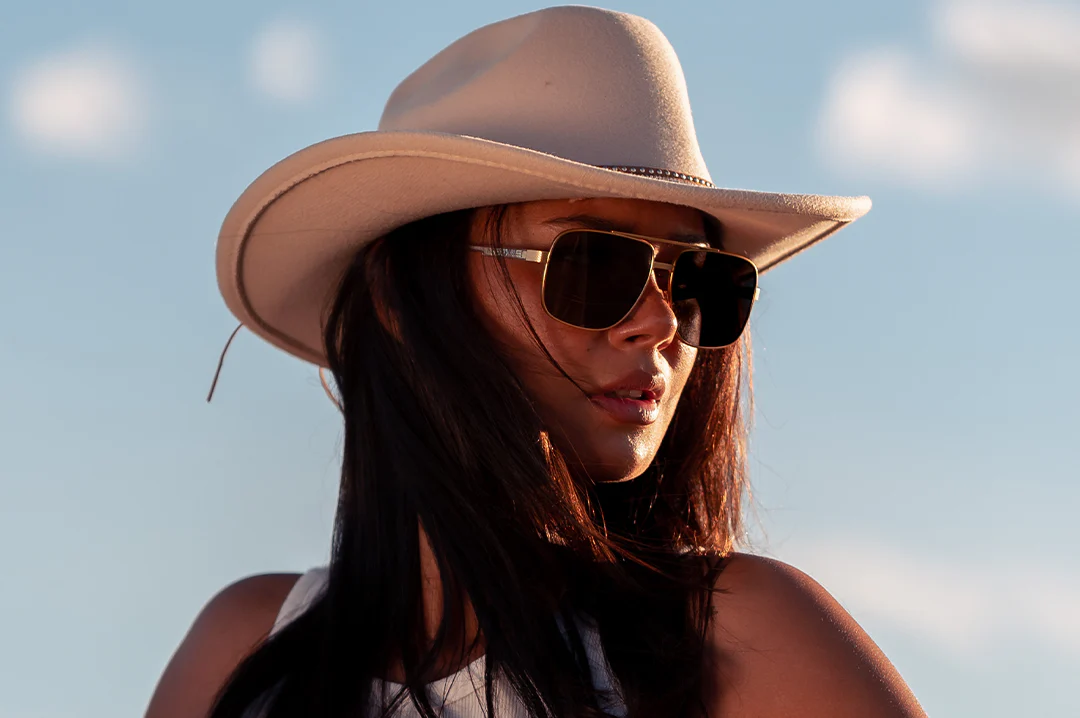 NIMITZ SUNGLASSES: Gold - Image 4