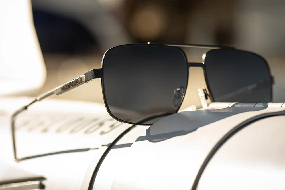 NIMITZ SUNGLASSES: Satin Black x Ultra Black Lens - Image 4