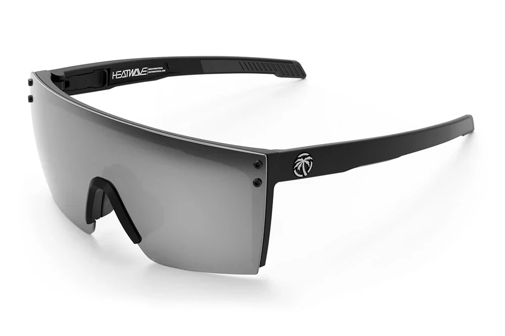 PERFORMANCE LAZER FACE SUNGLASSES: Silver - Image 2