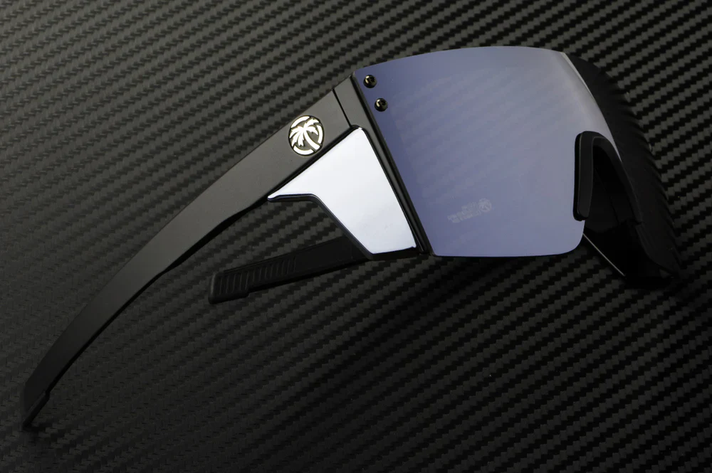 PERFORMANCE LAZER FACE SUNGLASSES: Silver - Image 4