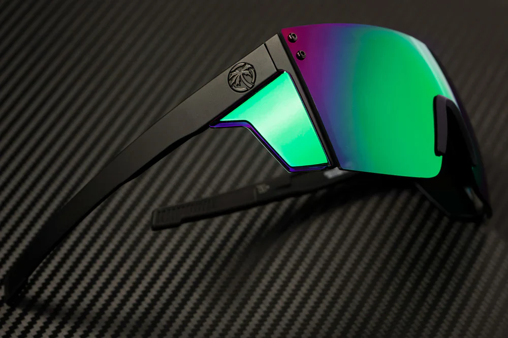 PERFORMANCE LAZER FACE SUNGLASSES: Silver - Image 9