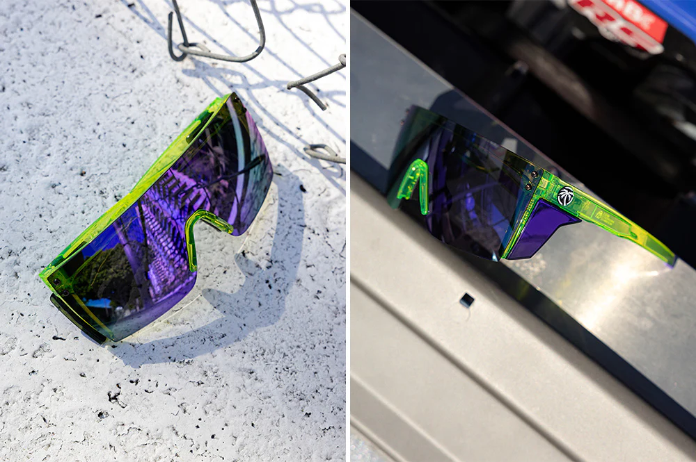 PERFORMANCE LAZER FACE SUNGLASSES: Antifreeze - Image 4