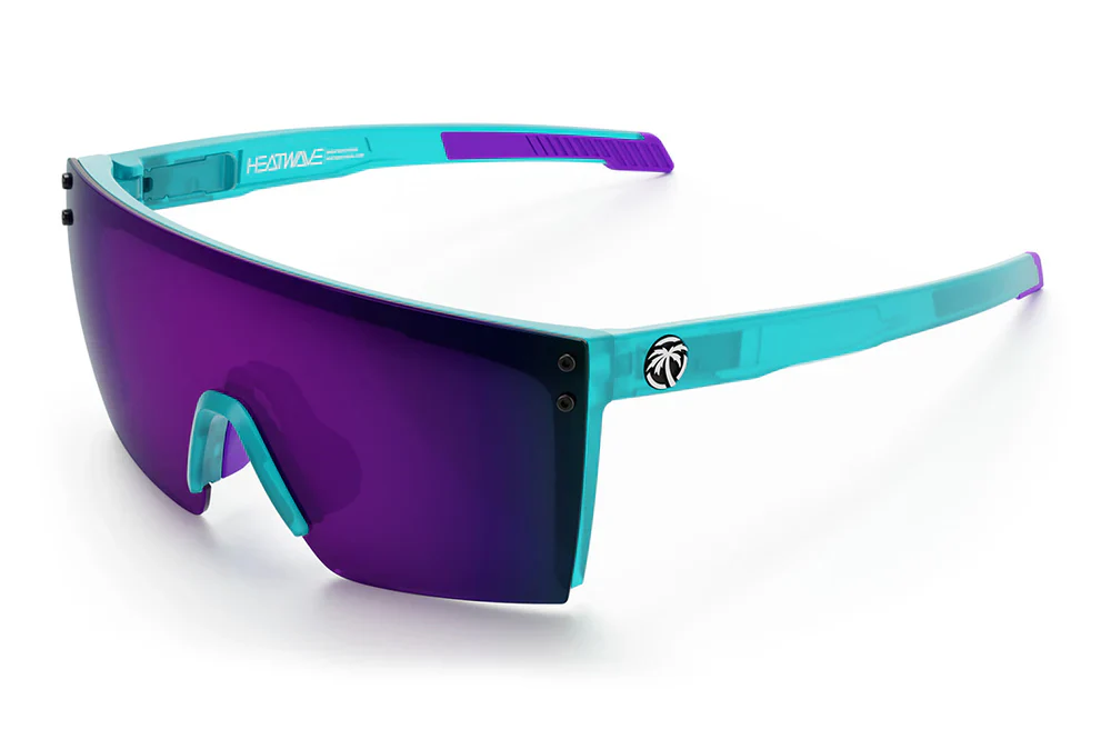 PERFORMANCE LAZER FACE SUNGLASSES: Aqua Frost - Image 2