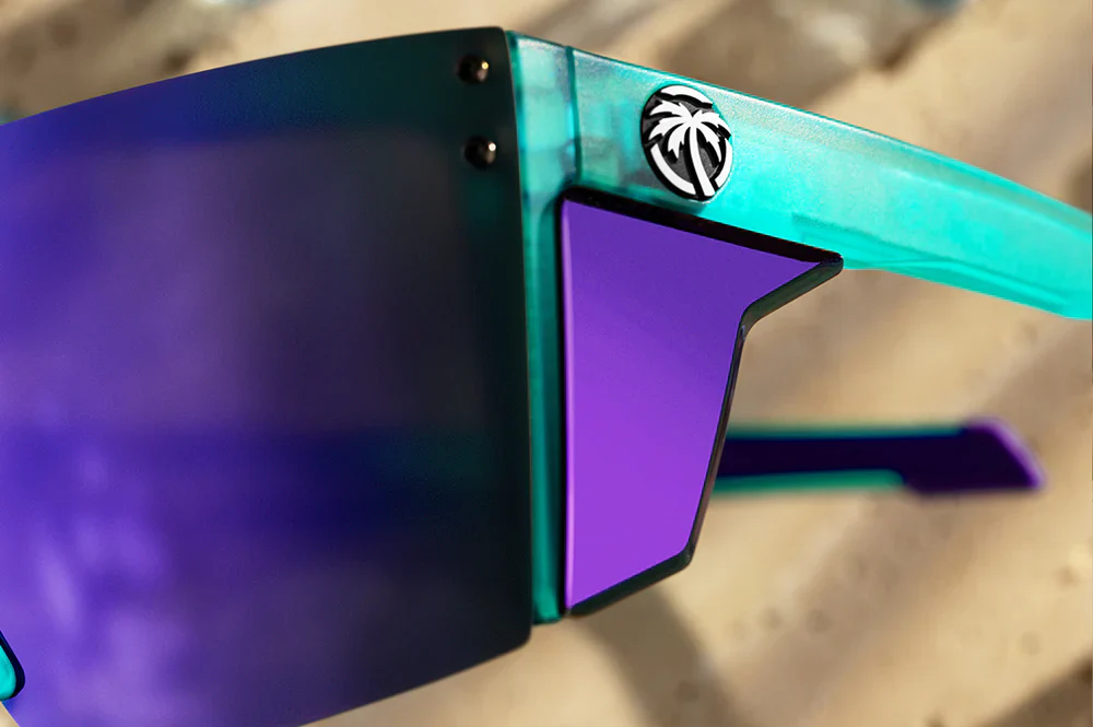 PERFORMANCE LAZER FACE SUNGLASSES: Aqua Frost - Image 5