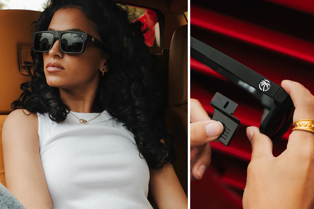 PERFORMANCE RAYTH SUNGLASSES: Black - Image 7