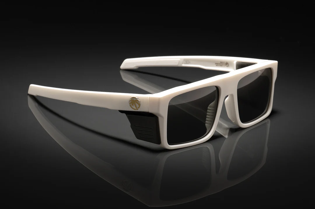 PERFORMANCE RAYTH SUNGLASSES: Raha White Black Tint - Image 5