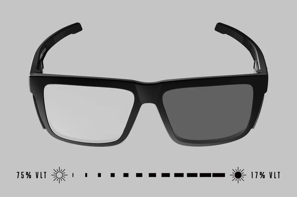 PERFORMANCE VISE SUNGLASSES: Vapor Clear Photochromic - Image 3