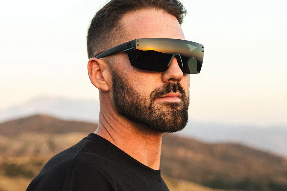 PERFORMANCE XL LAZER FACE SUNGLASSES: Ultra Black - Image 8