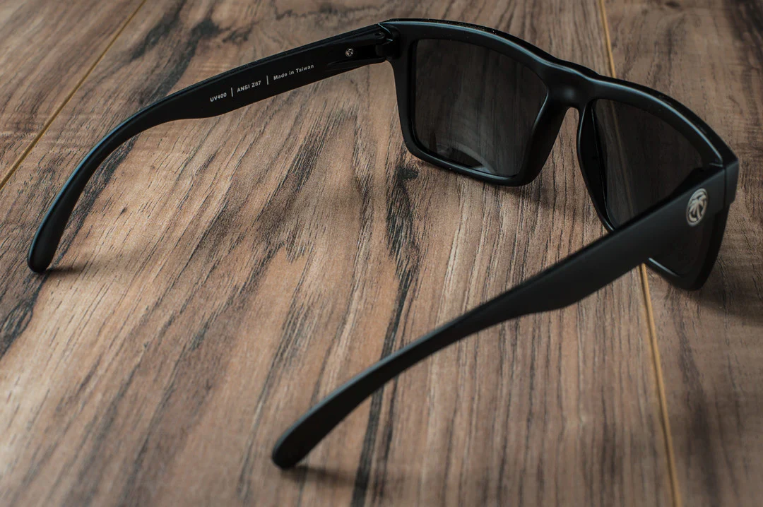VISE Z87 SUNGLASSES: Black - Image 5