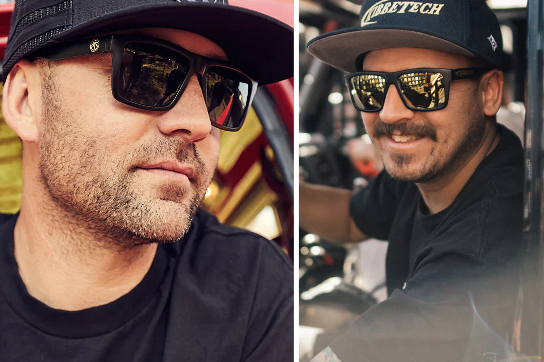 VISE Z87 SUNGLASSES: Black - Image 7