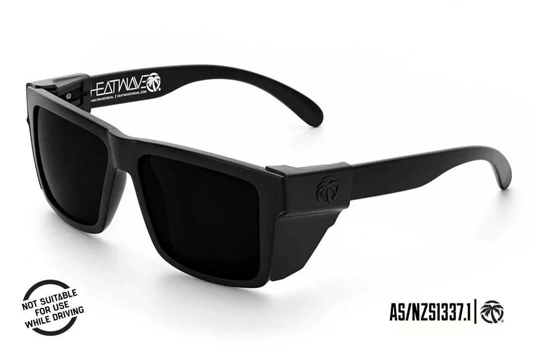VISE Z87 SUNGLASSES: Ultra Black - Image 3