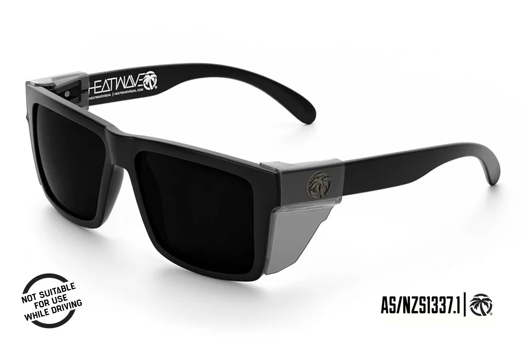 VISE Z87 SUNGLASSES: Ultra Black - Image 4