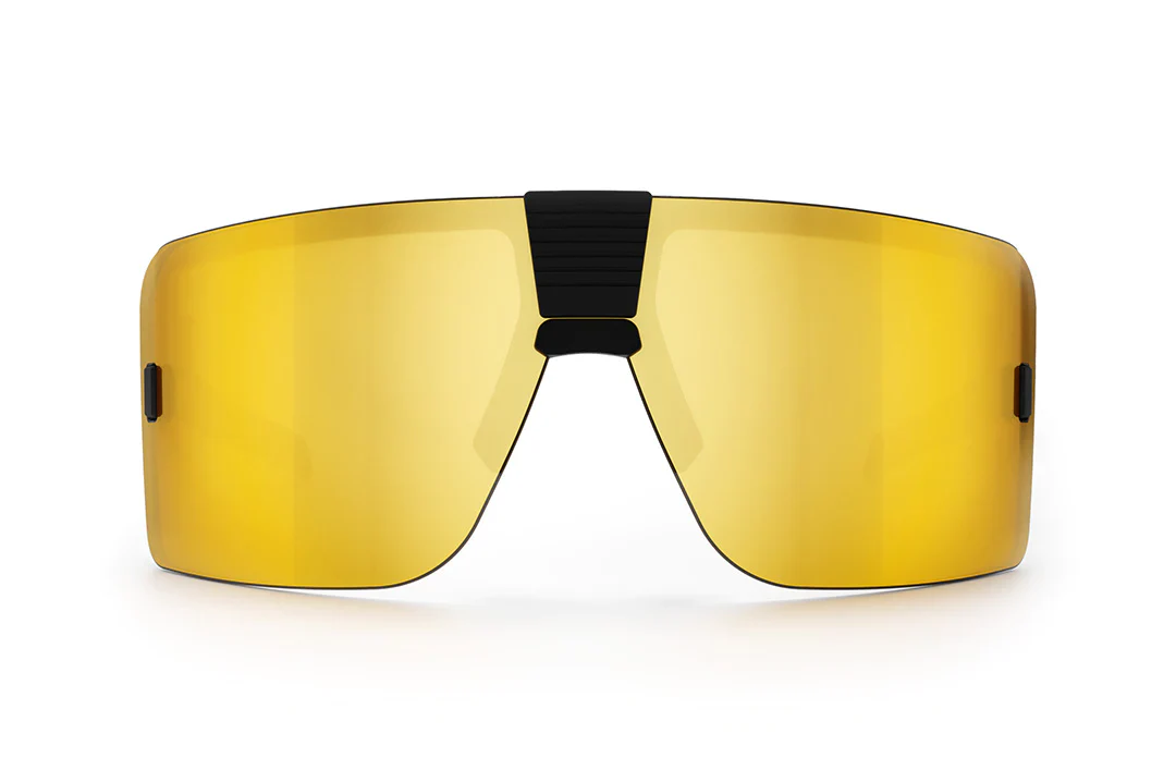 XL VECTOR SUNGLASSES BLACK: Gold - Image 2