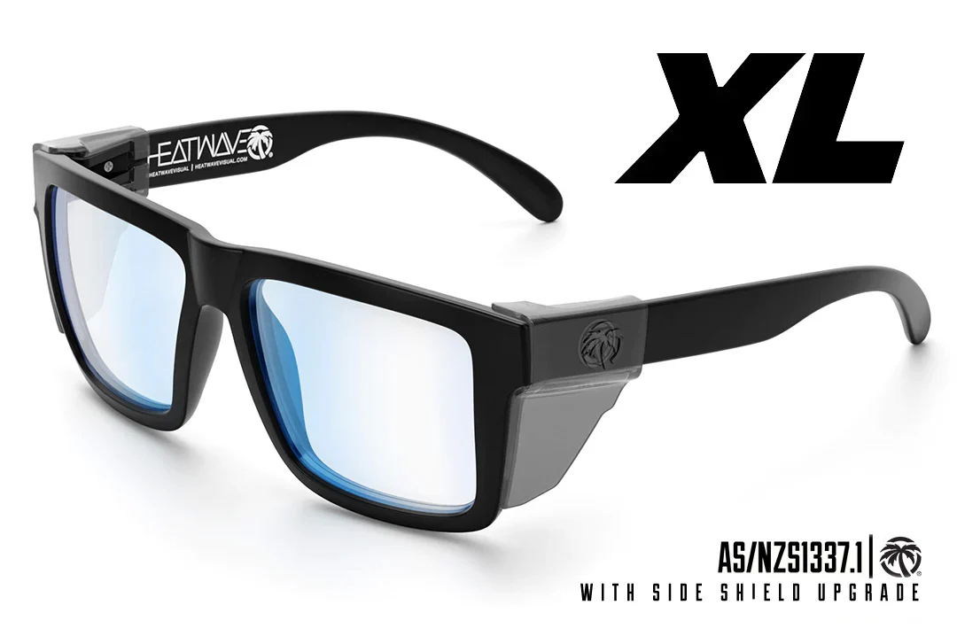 XL VISE SUNGLASSES: Black x Bluelight Blockers - Image 6