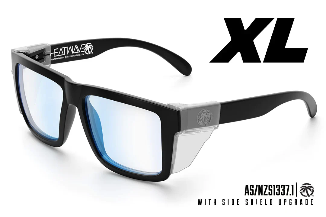 XL VISE SUNGLASSES: Black x Bluelight Blockers - Image 7