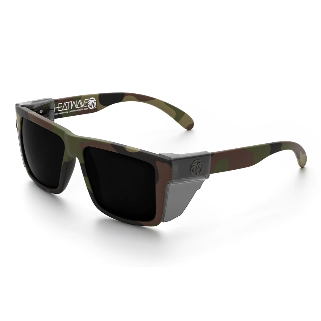 XL VISE SUNGLASSES: Fleck Camo Ultra Black - Image 4