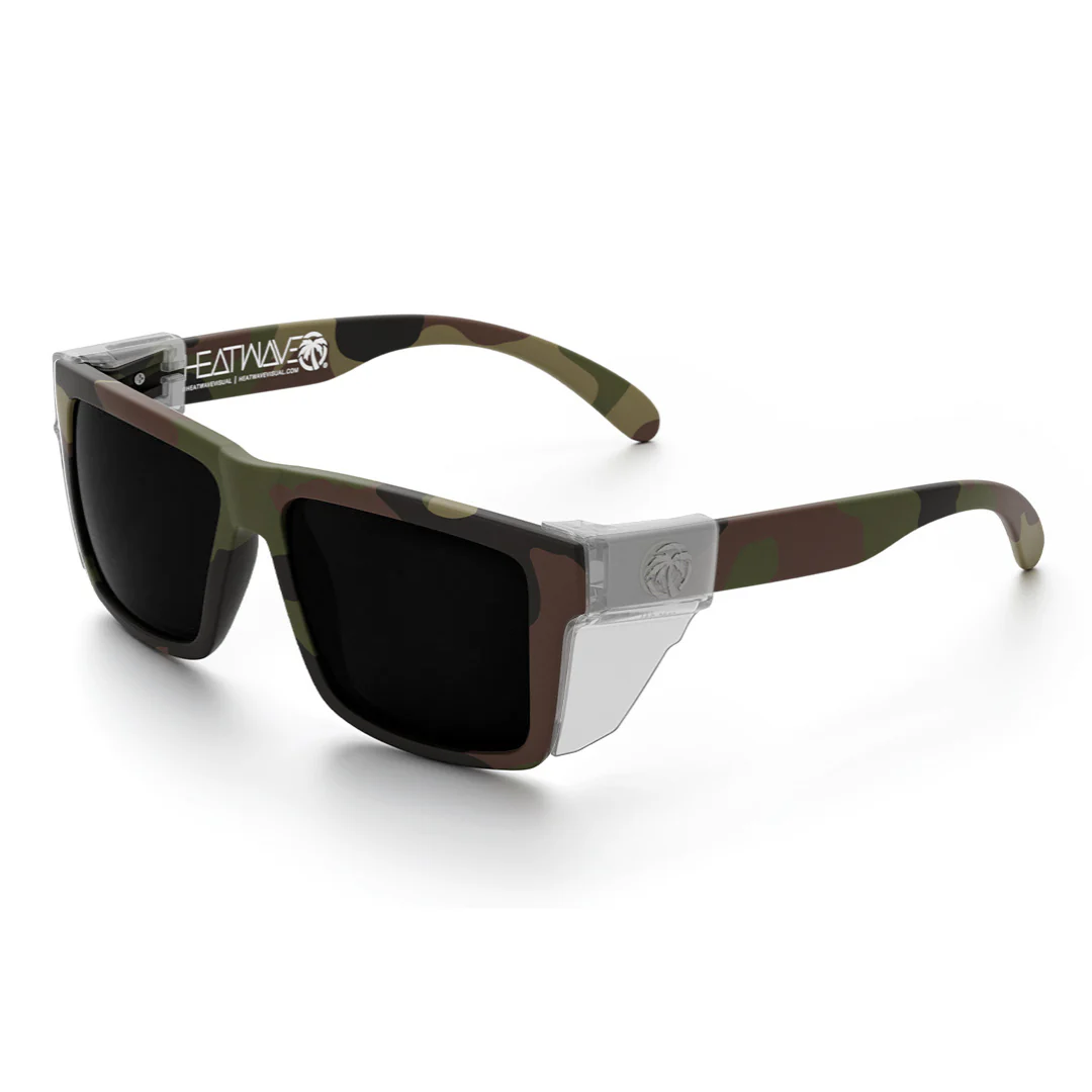 XL VISE SUNGLASSES: Fleck Camo Ultra Black - Image 5