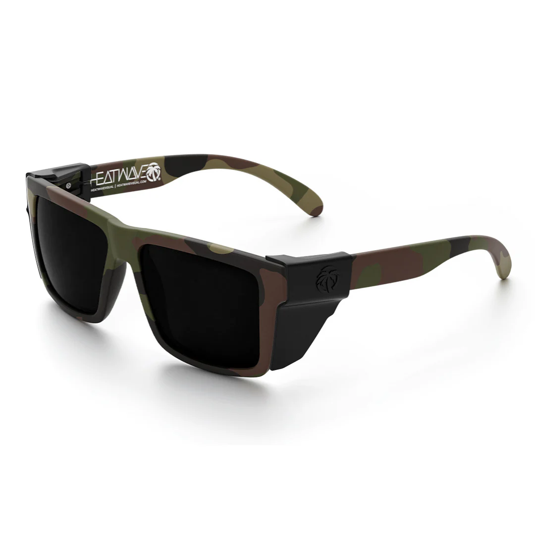 XL VISE SUNGLASSES: Fleck Camo Ultra Black - Image 6